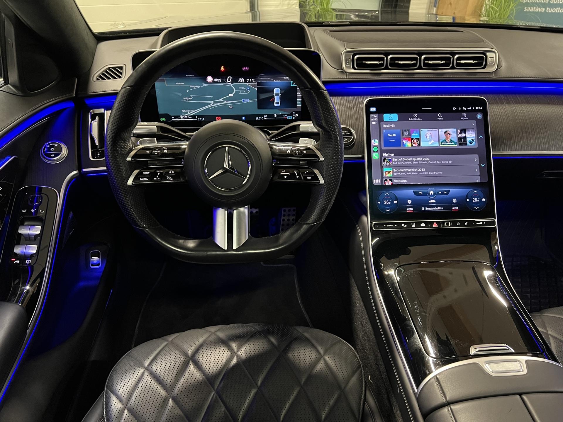 Mercedes-Benz S 400 d 4MATIC L AMG Line ** DigitalLights | Distronic+ | 360 kamerat | Burmester | HUD | Kattavat varusteet | Webasto full