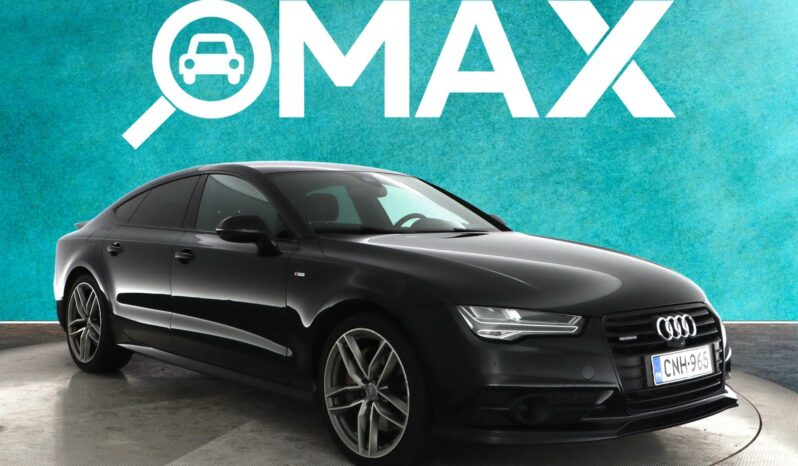 Audi A7 3,0 V6 Biturbo TDI 235 kW Quattro tiptronic S-Line ** Huippuyksilö | Ilmastoidut sähköpenkit | Webasto | Matrix-LED **